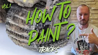 HOW TO PAINT: Friulmodel TRACKS for E 60 Jagdpanzer, REALISTIC FINISH!!! dry ground