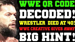 WWE News! QR Code On WWE Raw Displays Intriguing Details! Major Hint On WWE RAW! Wrestler Dies At 40