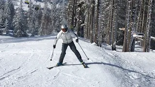 Szczyrk Skrzyczne - trasa kaskada; skręt cięty krótki.