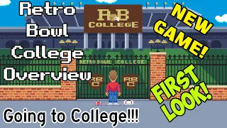 RETRO BOWL COLLEGE is Here!!! The FIRST Mobile College Football Game! First Looks!