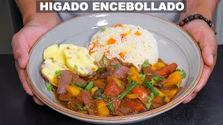 Asi Prepare el Hígado  Encebollado Fácil y Barato | Abelca