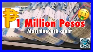 one million |  cash count | 1000 peso bill |ribao money counter