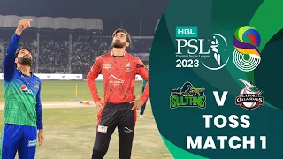 Toss | Multan Sultans vs Lahore Qalandars | Match 1 | HBL PSL 8 | MI2T