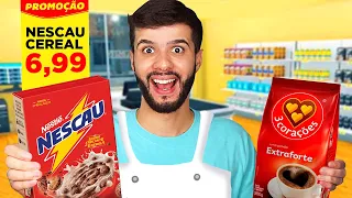 Os Produtos Brasileiros chegaram ao meu Mercado! Supermarket Simulator