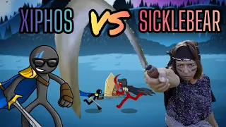 PRINCE GENERAL XIPHOS VS NEW LEAKED SICKLEWRATH GENERAL SICKLEBEAR! Stick War 3 Funny Unit Battles!