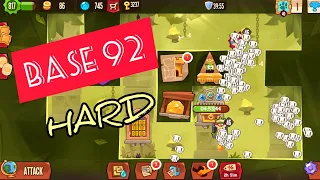 Base 92 Best Defense! | King of thieves | Saved in 1 try!