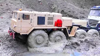 Big RC Adventure! Strong MAZ 537 In Water & Mud! Big new RC Vehicles 2019 In Action!