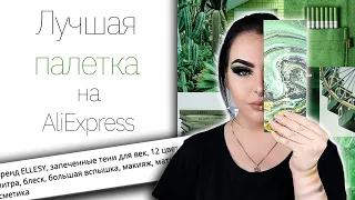 Алиекспресс удивляет || Зеленая палетка от ELLESY.