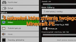 5 ustawień w Minecraft PE, które warto ustawić