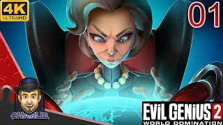 TAKING OVER THE WORLD! - Evil Genius 2 Emma Gameplay - 01 - Evil Genius 2 Gameplay Let's Play