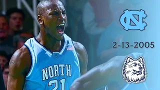 UNC Basketball: #2 North Carolina at #19 Connecticut | 2-13-2005 | Full Game