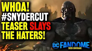 Zack Snyder’s Justice League Teaser Slays The Haters! - #SnyderCut HBO Max FanDome Panel