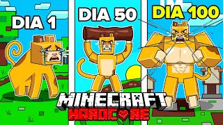 Eu Sobrevivi 100 DIAS como GATO no Minecraft HARDCORE!