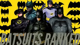 Top 6 Best Live Action Batsuits RANKED (w/ Battinson Suit)