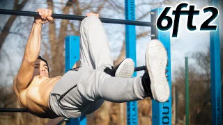 My Current FRONT LEVER Progression at 6ft2 / 190cm