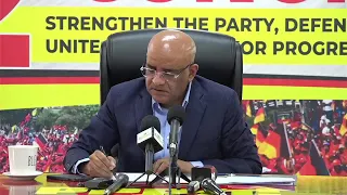 Press Conference by the General Secretary of the PPP  Dr. Bharrat Jagdeo. May 23, 2024