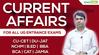 Current affairs 2021 for DU JAT | BBA | BCA | BJMC | B.COM(h) | B.ED | JAMIA | CUCET