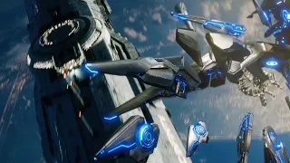 The UNSC Infinity escapes from Cortana