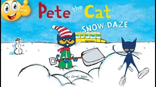 Pete the Cat Snow DAZE 🍧 (ANIMATED) Picture book read aloud for kids & Toddlers.