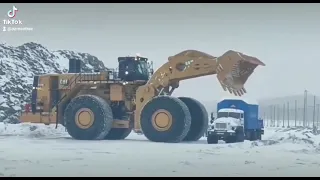 994k caterpillar самый большой погрузчик в мире