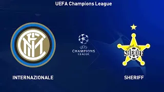 ⚽ Inter Milan vs Sheriff Tiraspol ⚽ | Champions League (19/10/2021) | PES 2021