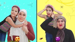 مربية سيئة ضد مربية طيبة ( مواقف مضحكه )