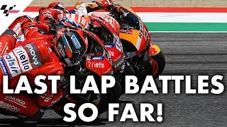 Every last lap battle from the 2019 MotoGP™ season so far!