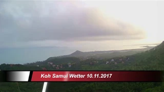 Koh Samui Wetter 10.11.2017