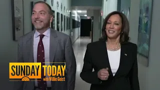 Chuck Todd On His Exclusive Interview With VP Kamala Harris