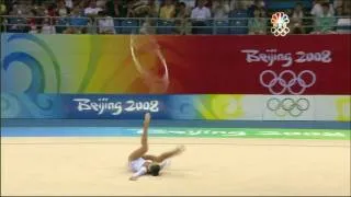 Anna Bessonova Hoop 2008 Olympic AA (HD)