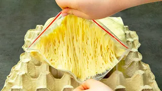 I learned this trick from a baker! The whole family is surprised!