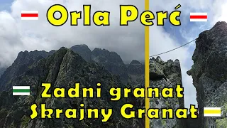 Orla Perć - Zadni Granat (2240 m n.p.m) do Skrajnego Granatu (2225 m n.p.m)