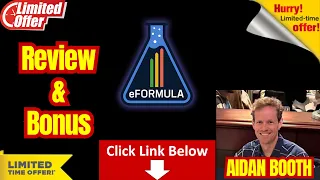 eFormula by Aidan Booth Review ❤ eFormula by Aidan Booth Bonus