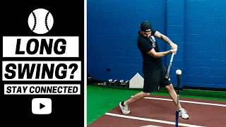 How To Fix A LONG SWING - Stay Connected - Baseball Hitting Tips