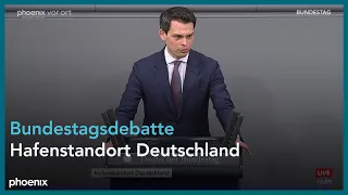 Bundestagsdebatte zum Hafenstandort Deutschland am 20.01.23