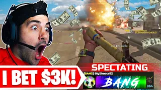 I SPECTATED SOLOS AND BET $3,000 ON ONE PLAYER! 🤯