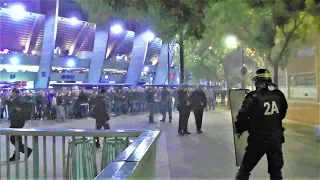 Incidents après le match PSG-Belgrade au Parc des Princes - Paris - 3 octobre 2018