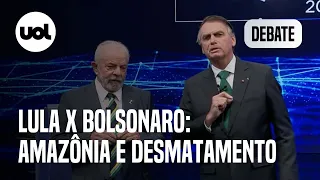 Lula x Bolsonaro: o que falaram sobre desmatamento e Amazônia em debate do 2º turno