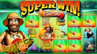 Big 10X multiplier win on big bass Amazon xtreme slot $25,000 bonus buy compilation