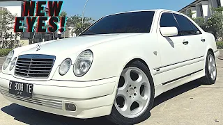 Jual Mercy New eyes W210 E320 AT 1996 white on black(❌ SOLD)