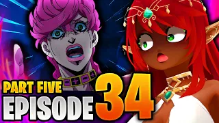 THIS IS A FREAKY FRIDAY! | JoJo's Bizarre Adventure Part 5 Episode 34 Reaction
