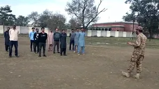 Pak army first day drill trening