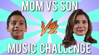 Mom Vs Son MUSIC CHALLENGE!!! Who Will Win???? | The Royalty Family
