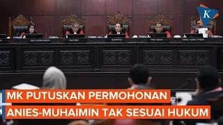 Hasil Putusan MK Sengketa Pilpres 2024, Tolak Permohonan Anies-Muhaimin