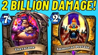 2 BILLION Damage?! Game BREAKING Hearthstone Combo!