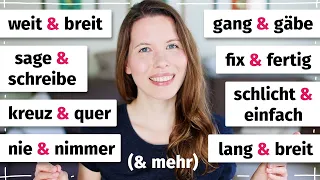 12 Ausdrücke mit "und", die du kennen solltest -- Deutscher Wortschatz für Fortgeschrittene B2 C1