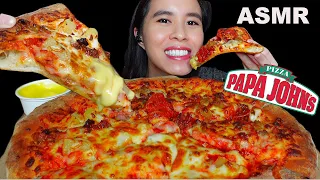 ASMR PAPA JOHN'S PIZZA SUPER HAWAIIAN & THE MEATS MUKBANG 먹방 (No Talking) EATING SOUNDS