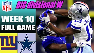 New York Giants vs Dallas Cowboys [FULL GAME] WEEK 10 | NFL Highlights 2023