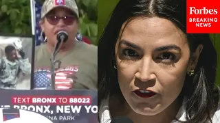 JUST IN: Trump Supporter Madeleine Brame Slams AOC At His Rally In The Bronx