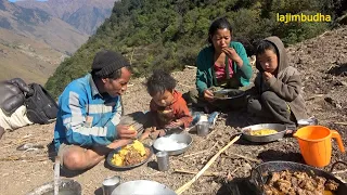 organic food cooking in countryside || Nepal🇳🇵|| lajimbudha ||